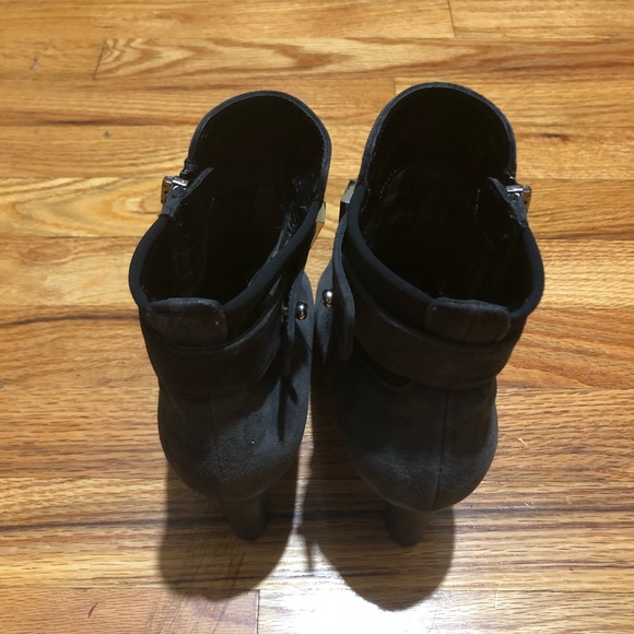 AQUATALIA Rouge Royal Booties Dark Gray Size 6 - Picture 6 of 6